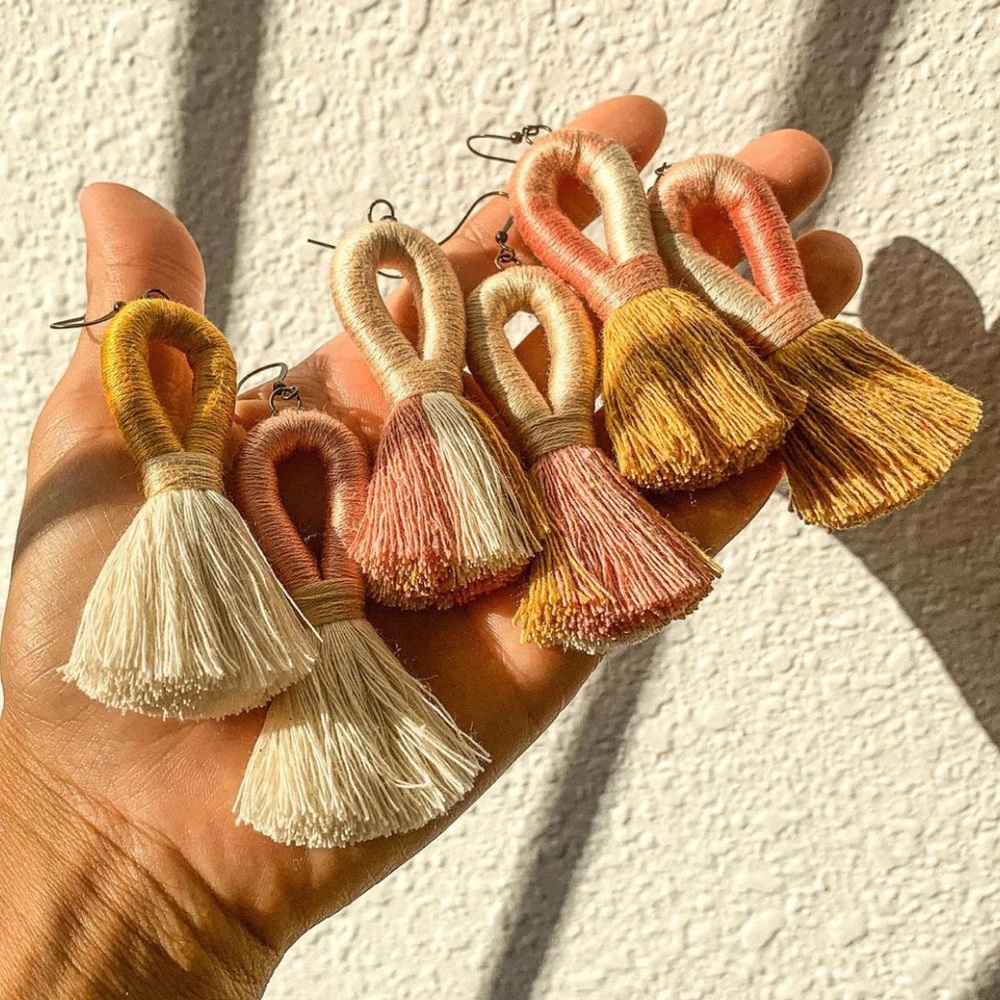Notted Nest Handmade Macrame Earrings
